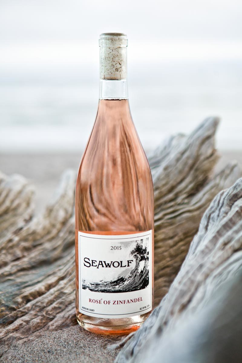 2015 Seawolf Rosé at the beach